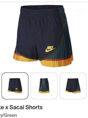 Sacai x Nike W NRG Tiempo Shorts Sz L $500 NEW RARE